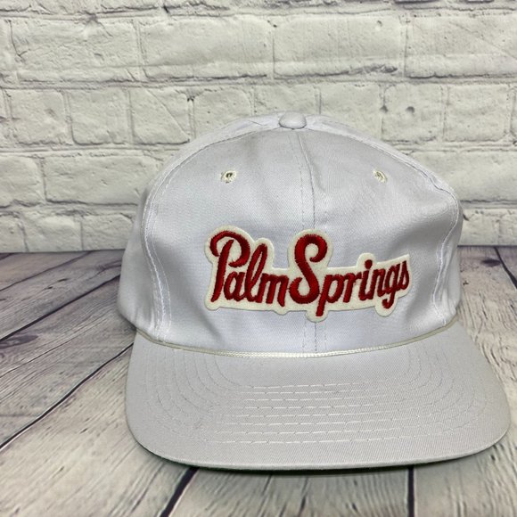 Vintage Sports Specialties Hat Cap Snapback White Palm Springs MLB Baseball 90s - Picture 5 of 8